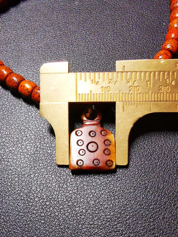 Yak Bone Carved Flower Mala Pendant,Bead Counter Clip, Prayer Bead Accessories,Gandhanra Tibetan Amulet