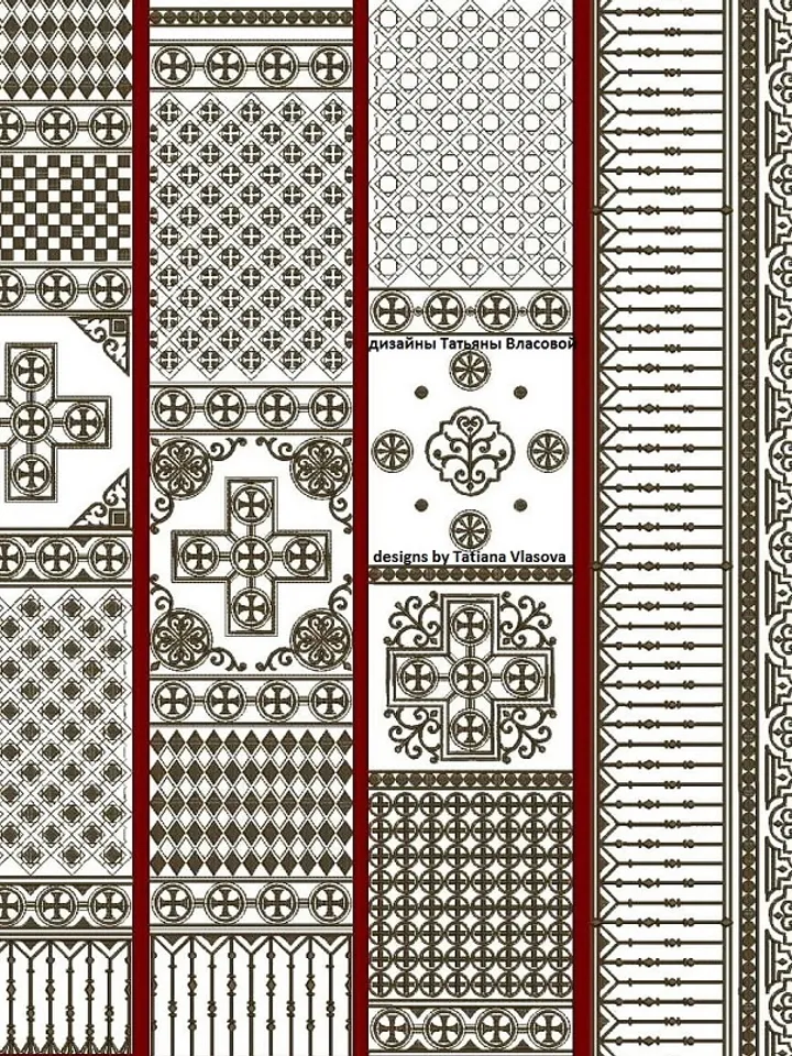 "Mayak" set of designs for machine embroidery