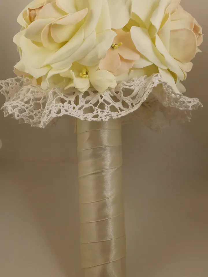 Delicate wedding bouquet double/wedding women's accessories/accessories for wedding/ handmade bouquet double