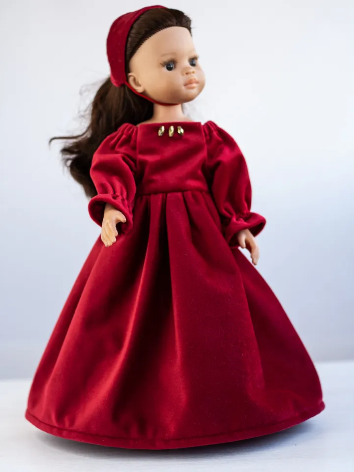 Paola Reina doll dress, Dianna Effner Little Darling clothes, 13 inch doll clothing, 32 cm dolls, waist 13 - 14,5 cm
