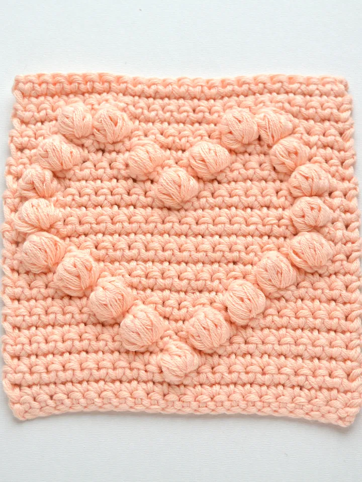 Granny square coaster crochet pattern