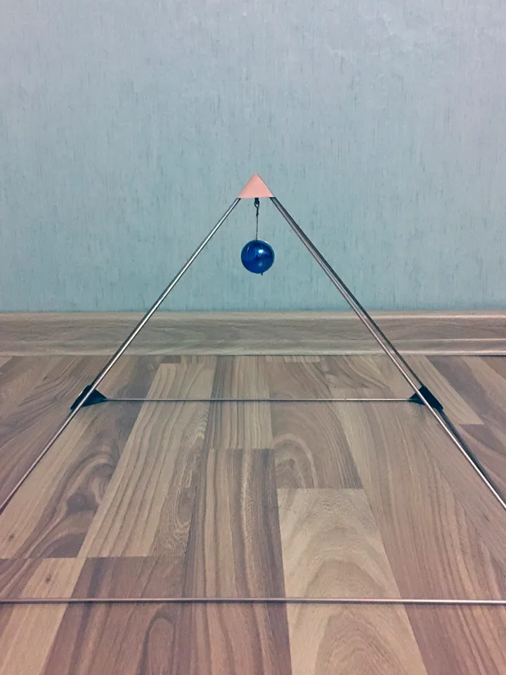 Copper pyramid healing, Kupfer Tense pyramid, mini pyramid, meditation copper pyramid , reiki healing tool