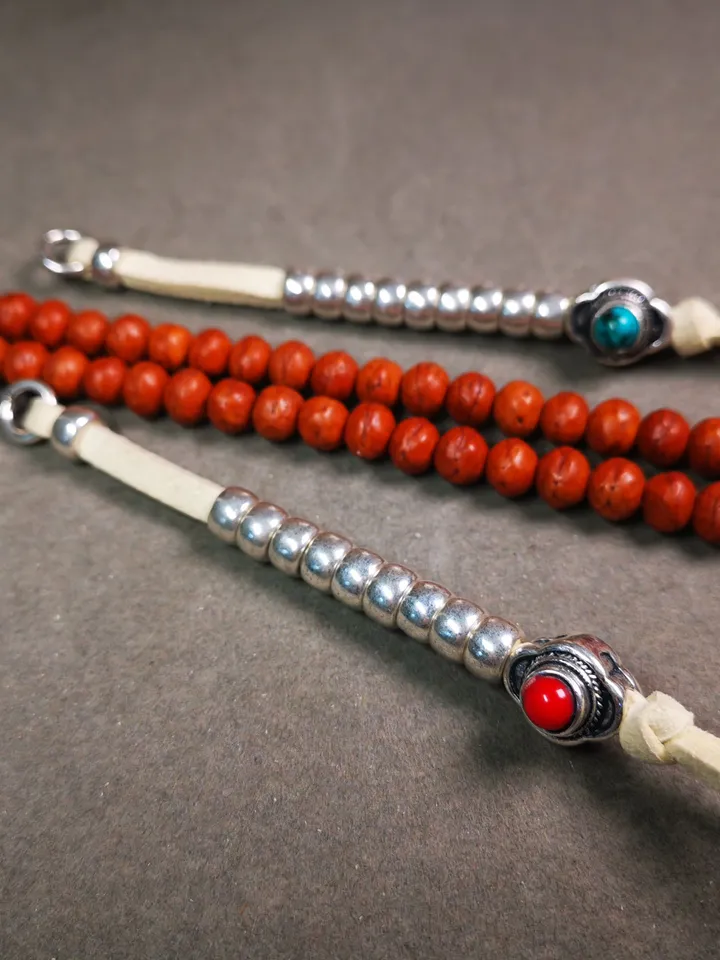 Gandhanra Handmade 5-7mm Tibetan Buddhist Prayer Bead Counters for 8-15mm Mala