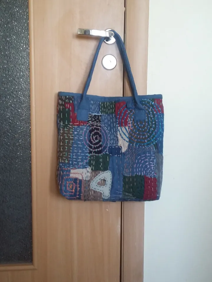 Stylish HANDMADE Boro bag Boho bag Patchwork STYLE and lined