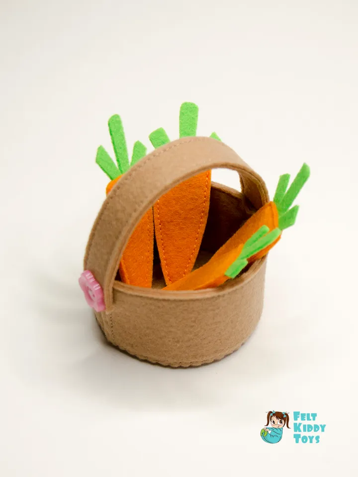 Felt vegetable garden, eco toy, Set 2