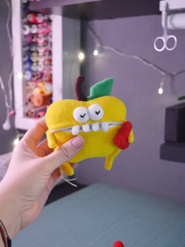 PDF Plush Toy Pattern Set – Moveable Limbs & Secret Pocket Fruits