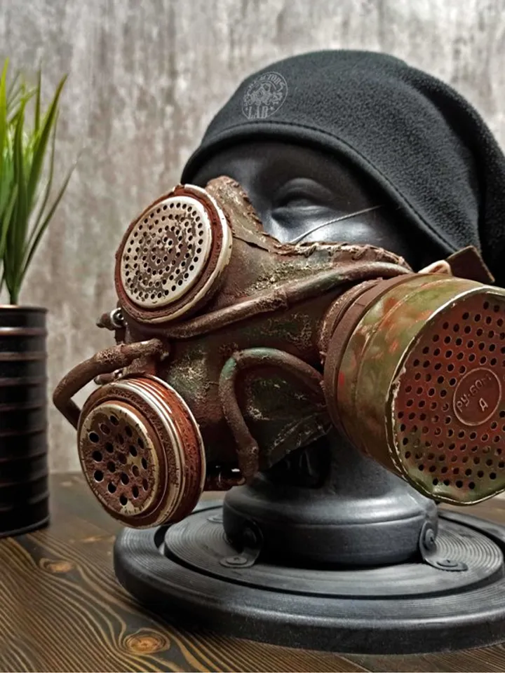 Made to order. Wasteland warrior respirator mask in post-apocalyptic style