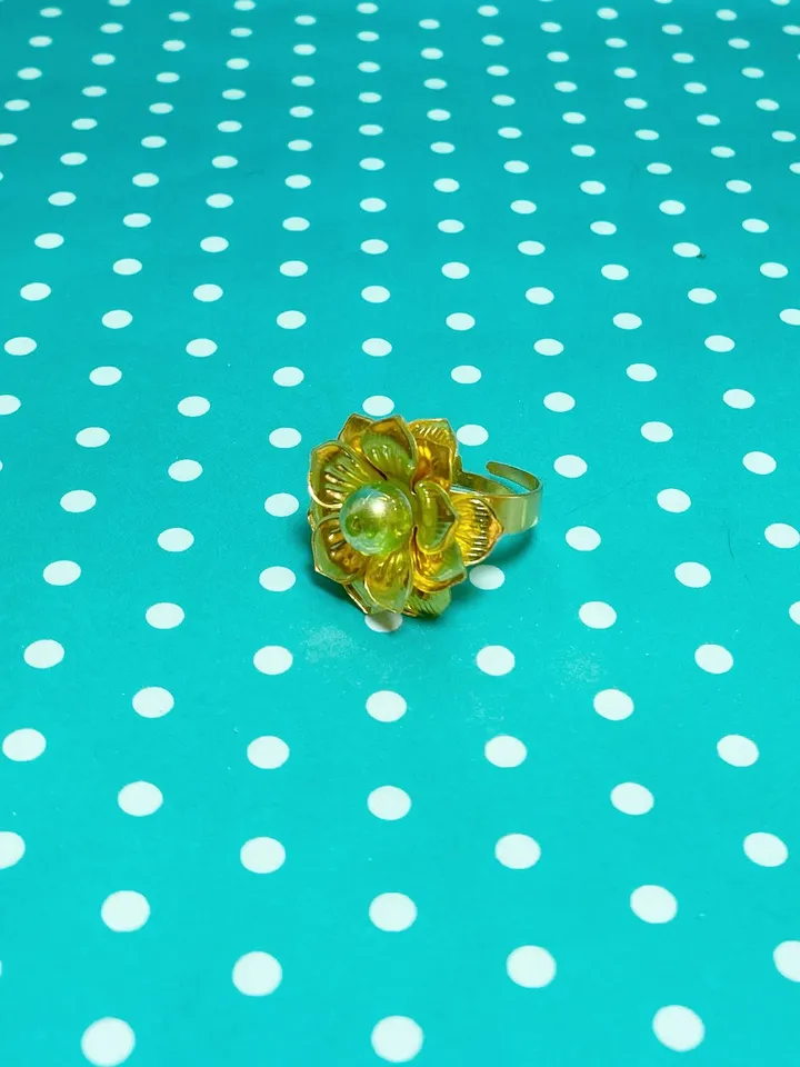 Zirconium ring. Handmade jewelry.