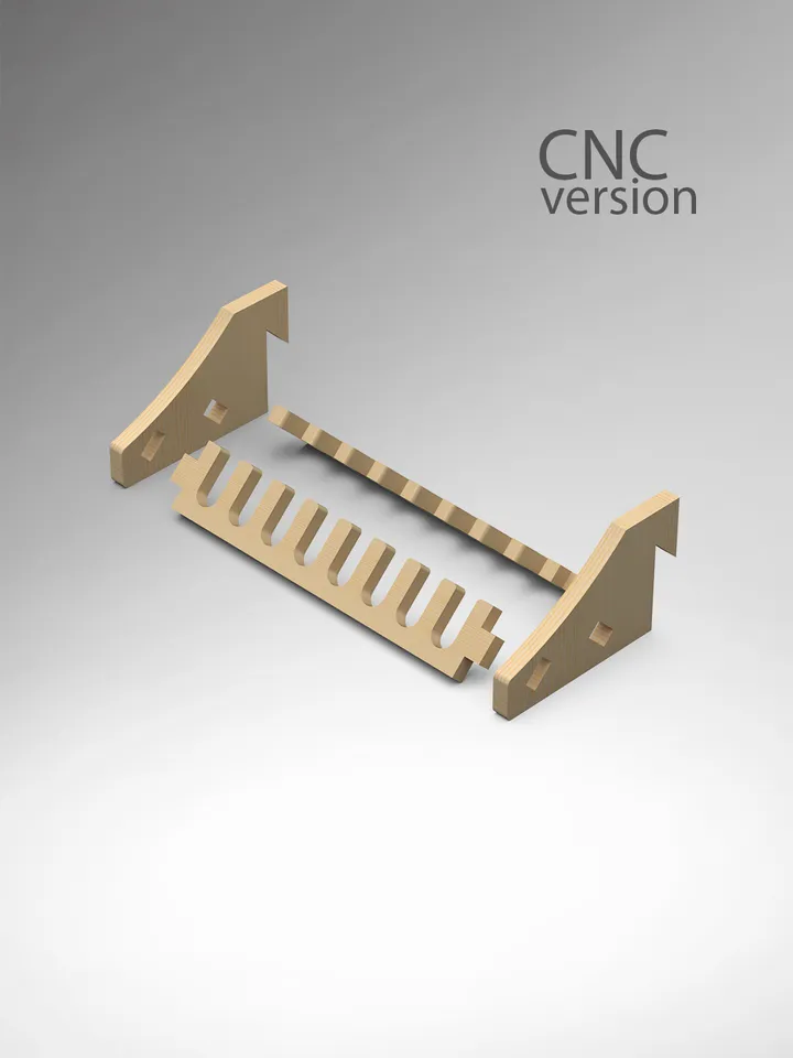 Angle grinder disc Rack Plans (PDF, SVG) for Workshop – DIY French Cleat Storage System