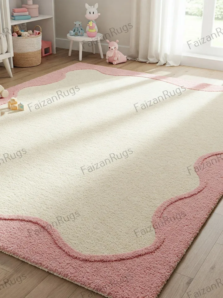 Pink carpet, pink rug, Soft rug, aesthetic kids rug, 8x10 area rug, Home Décor, living room, Dining decor, Bedroom rug, 9x12,10x14,6x9