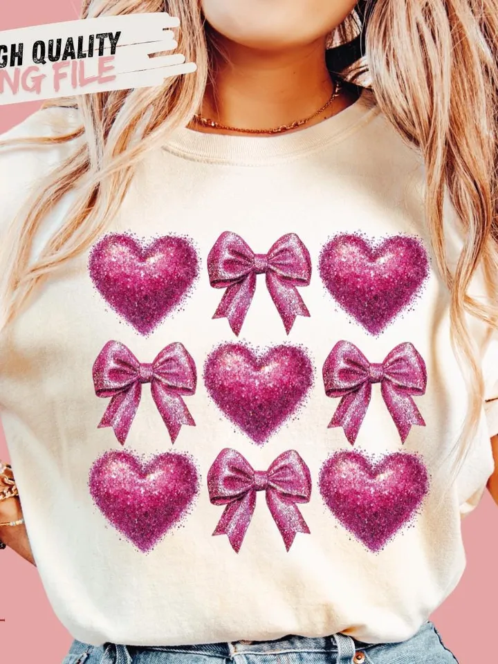 Coquette Glitter Valentine Pink Heart Png, Pink Valentine Png, Girls Valentine Png, Valentine Heart, Valentine Coquette Png, Valentines Mama