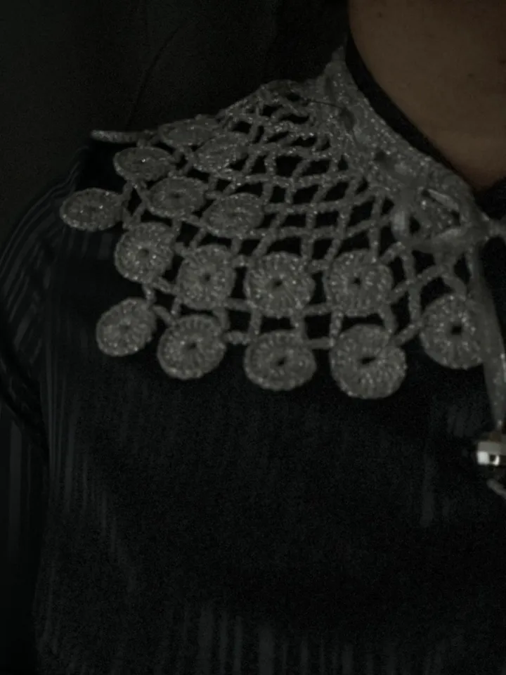 Womens detachable crochet collar, luxury lace collar, day collar for women, vintage necklace