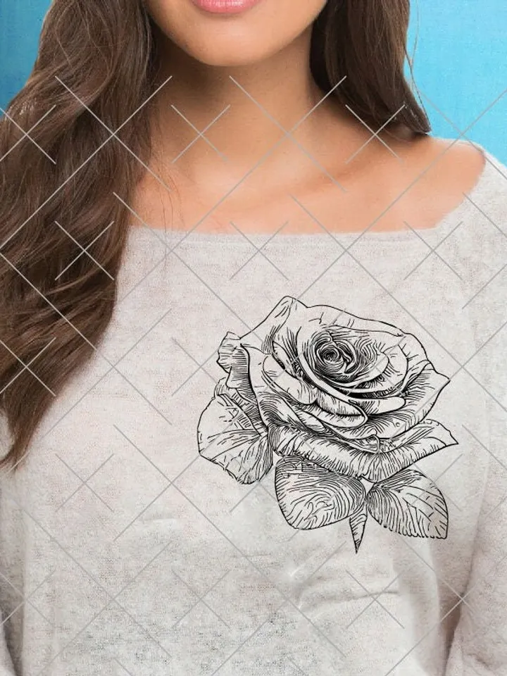 ROSE SVG Bundle, ROSES Svg Bundle, Rose Clipart Bundle, Rose Svg cut files , Flowers Svg