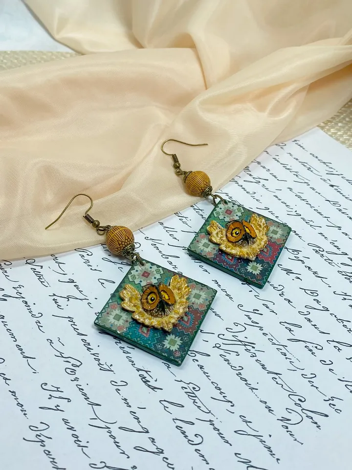 Designer handmade earrings.