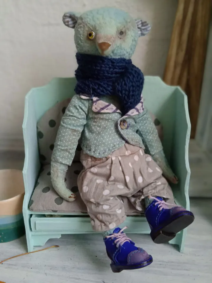Mint teddy bear