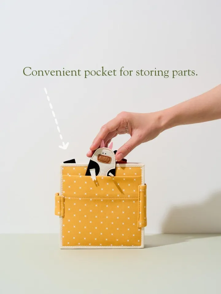 Montessori Toy | Quiet Books โ Forest or Farm Animals | Felt Busy Book for 1 Year Old | Toddler Travel Toy and Sensory Gift | Kinderkrama