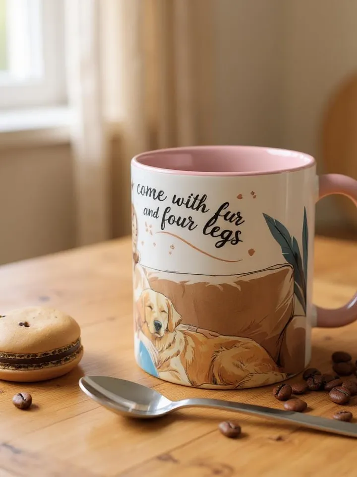 Golden Retriever Mom Mug | Funny Dog Lover Gift | Cute Puppy Coffee Cup | 11oz & 15oz Pet Owner Tea Mug