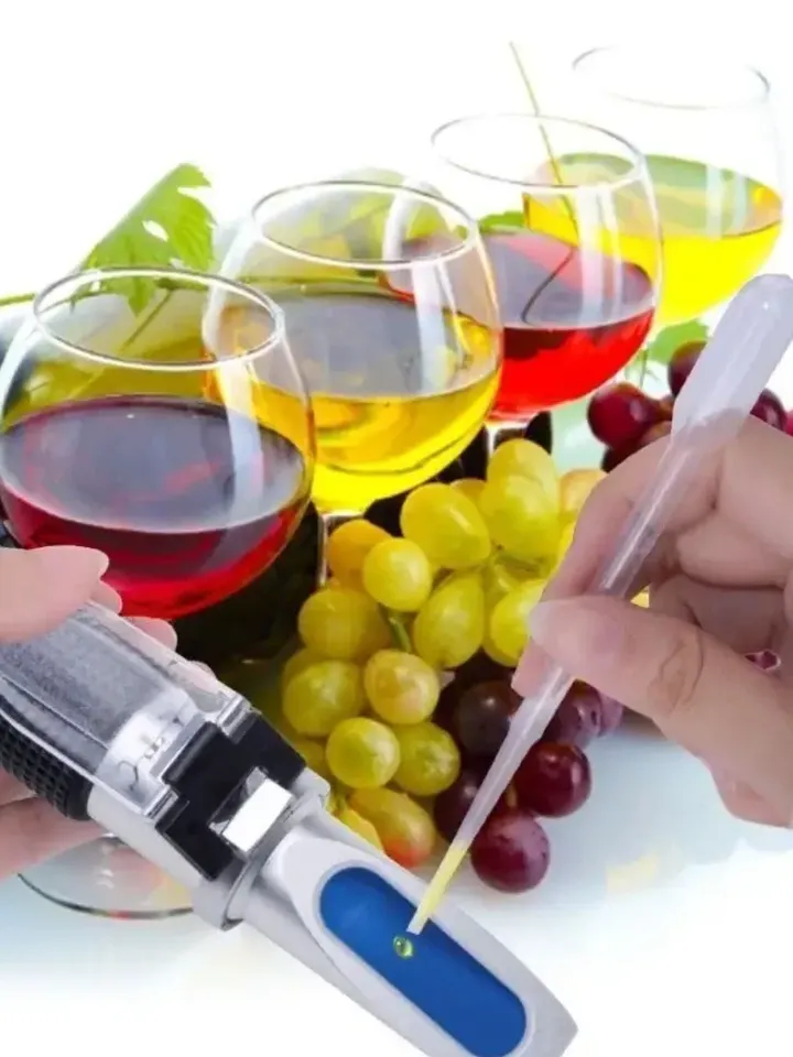 Refractometer for Measuring Sugar and Alcohol | Spirometer Sugar Meter