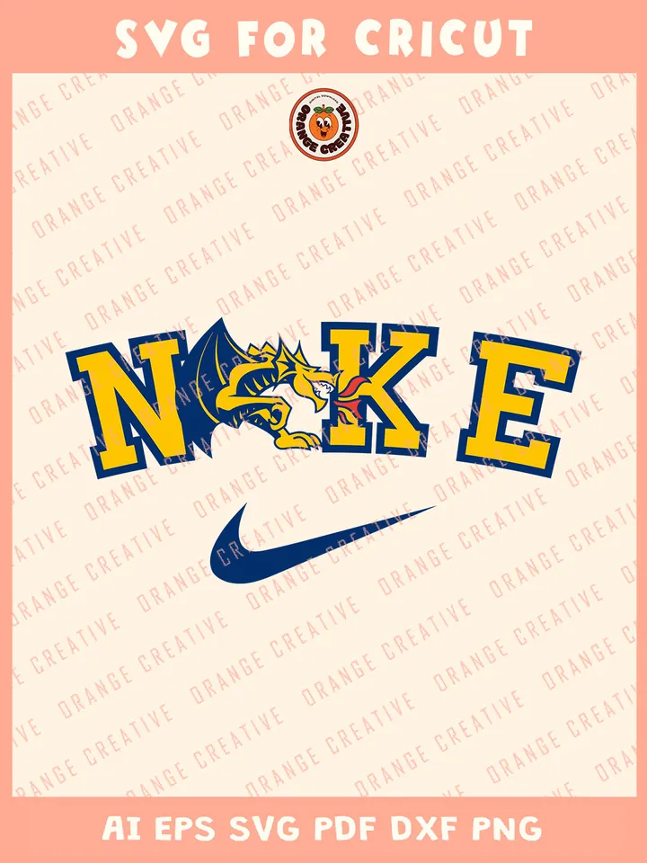 Ni.kee Drexel Dragons Svg, NCAA College Football Team Svg, NCAA Drexel Dragons Team SVG for cricut, NCAA Team Shirt For Fan, Svg Files for Cricut, Png, Dxf, Digital Download