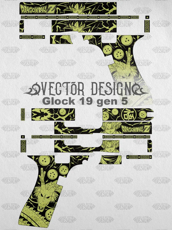VECTOR DESIGN Glock 19 gen 5 Dragon Ball Z