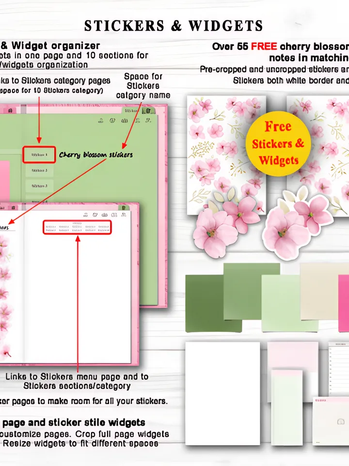All in One Undated Digital Planner