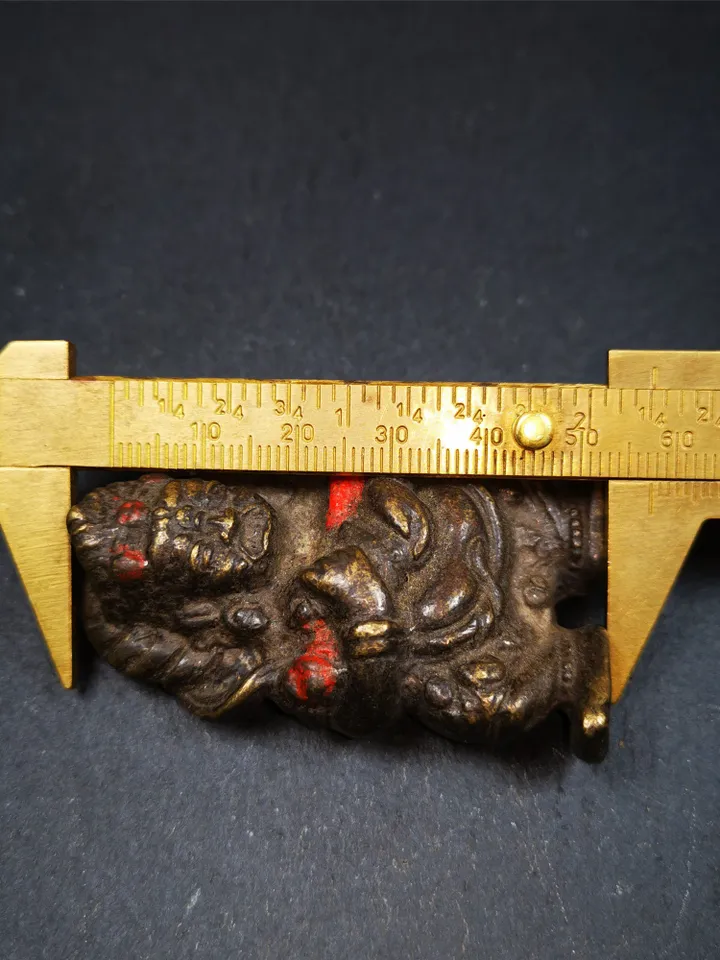 Gandhanra Handmade Tibetan Buddhist Statue,Panjaranata Mahakala,40 Years Old