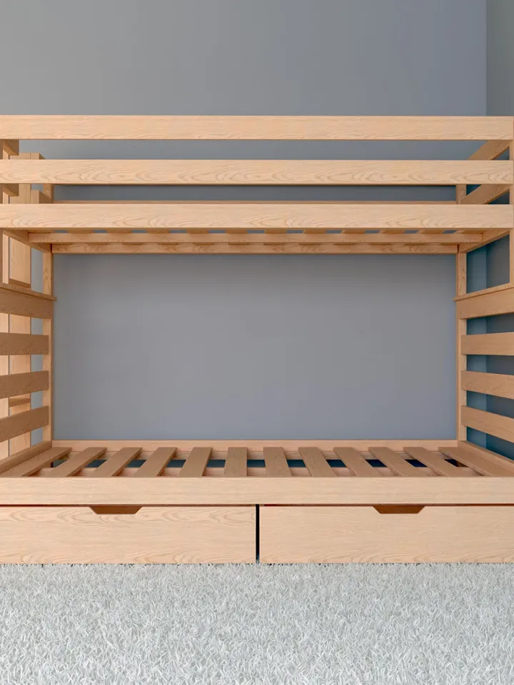 DIY Twin Over Full Bunk Bed Plans, PDF Guide