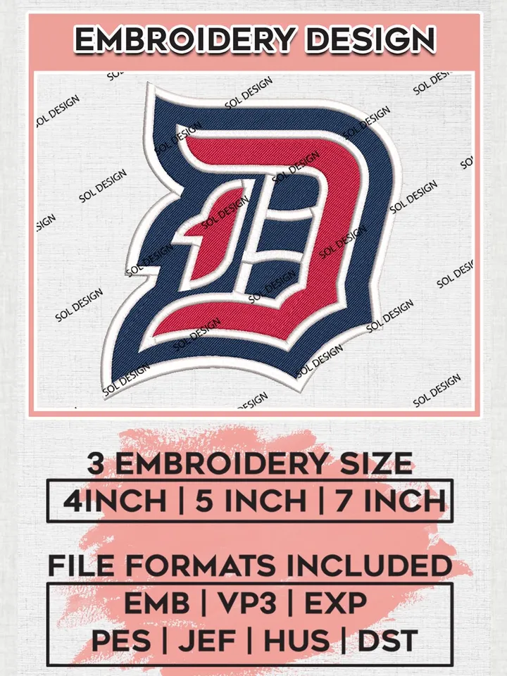 Duquesne Dukes Logo Machine Embroidery Design, NCAA Duquesne Dukes Embroidery Design Design files, NCAA Embroidery Designs, NCAA Machine Embroidery Designs, Digital Download