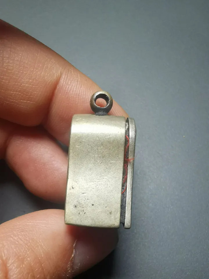 Gandhanra Antique Handmade Gau Ghau Shrine, Mini Tibetan Buddhist Altar Amulet Pendant