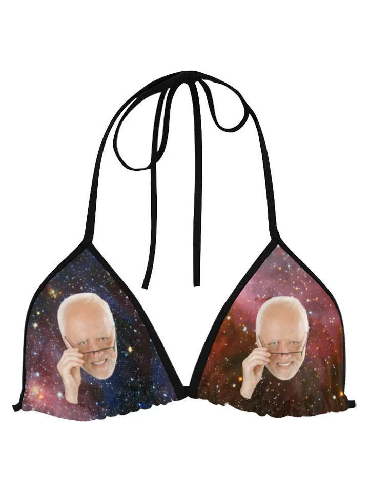 Custom Photo Face Bikini Top – Put Your Face or Picture on Personalized Bikini Top