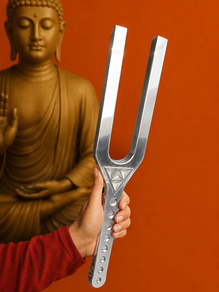 432Hz Sound Sword Tuning Fork, Third Eye Chakra, Ajna Meditation