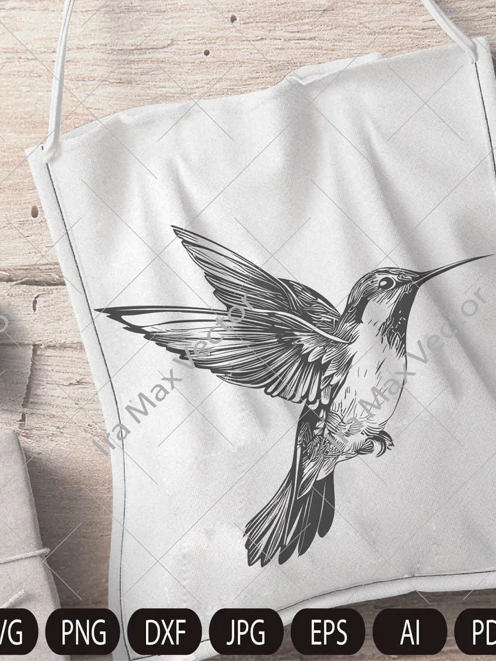 Hummingbird Svg, Hummingbird Clipart, Hummingbird Png, Hummingbird flying, Hummingbird Cut Files , Bird Silhouette, little bird,flower bird