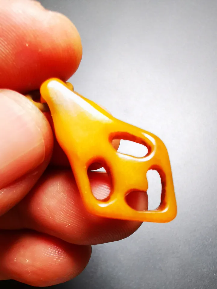 Gandhanra Tibetan Yak Bone Carved Amulet,Ghost Skull Pendant