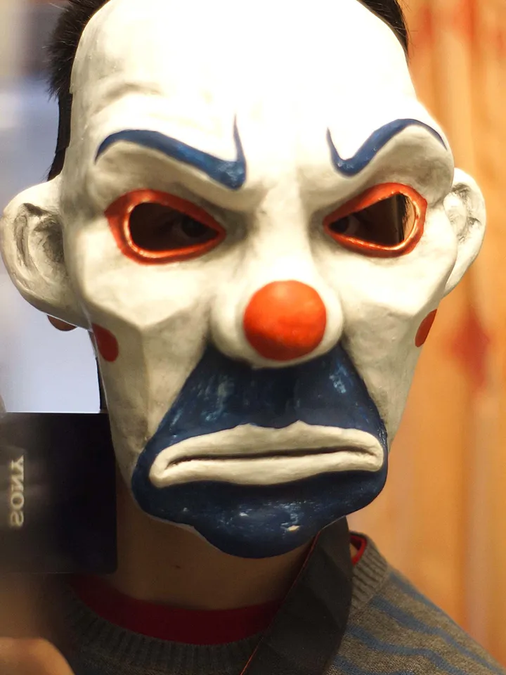 Joker Clown mask Batman The Dark Knight Adult Joker Resin Clown Mask