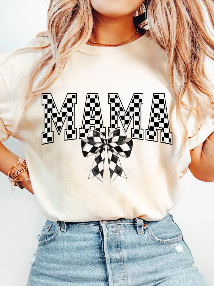 Checkred Coquette bow png Coquette clipart Varisty trending png retro mama png pink bow png soft girl aesthetic png tee shirt designs