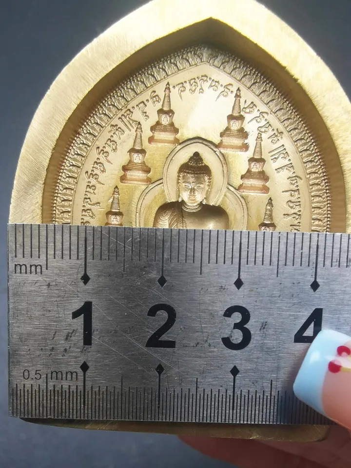 Shakyamuni Tsa Tsa Mold,Old Version 5cm Height, Gandhanra Unique Tibetan Buddha Statue ,Mould For Making Clay Statue,Tsha Tsha