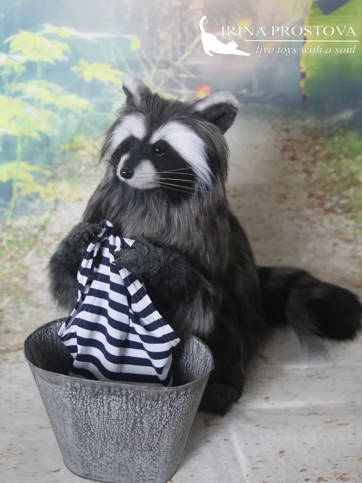 Raccoon and Tiger sewing pattern plush toy | instruction how to sew | Stuffed Animal Sewing Tutorial