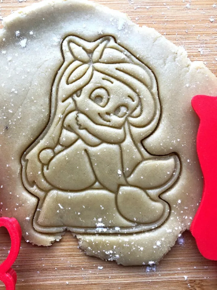 Mermaid cookie cutter Custom stamp for cake topper gingerbread decor cutters sugar cookies polimer clay