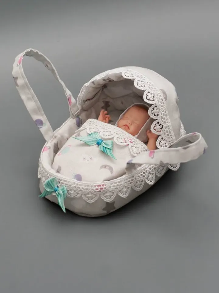 Baby boy(3.9 x 2.3 inch), realistic doll