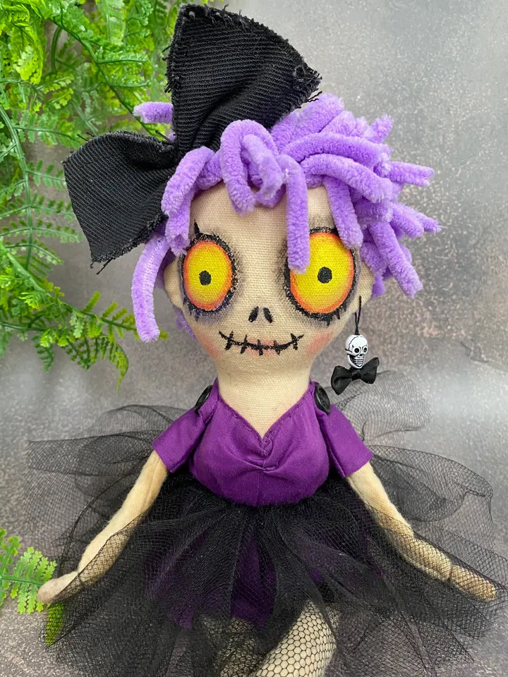 Cute creepy doll . Halloween gift
