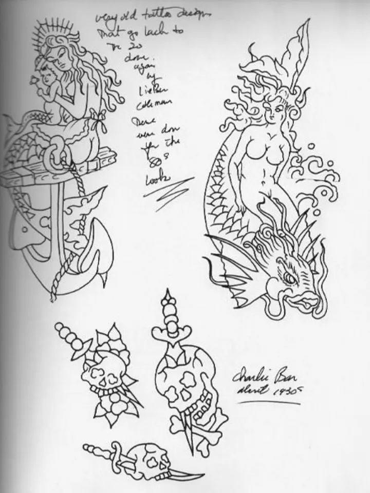 Jerry Swallow Traditional American Tattoo Design