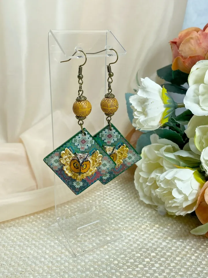 Designer handmade earrings.
