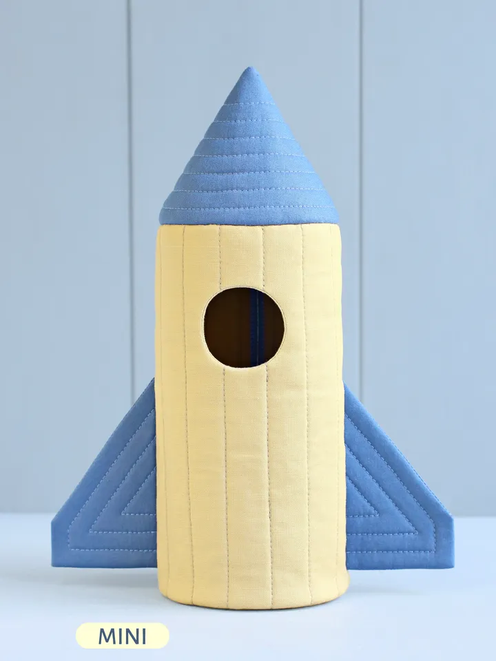 PDF Space Rocket (Space Ship) for Mini Doll Sewing Pattern