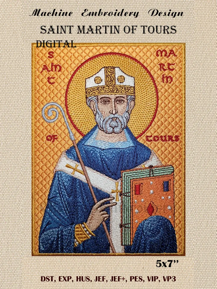 Saint Martin embroidery design