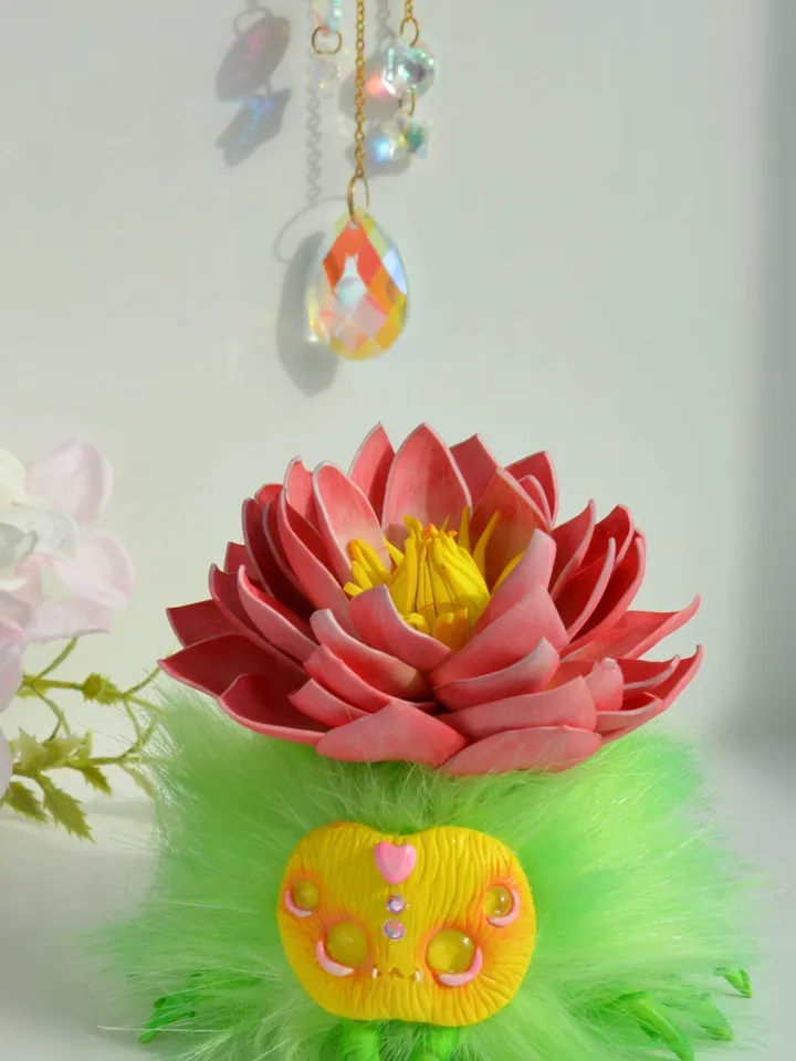 Spider plush lotus spider fluffy toy spider gift