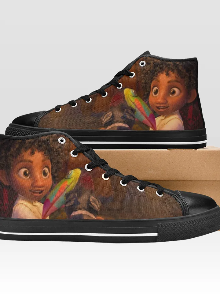 Encanto Shoes, High-Top Sneakers, Handmade Footwear
