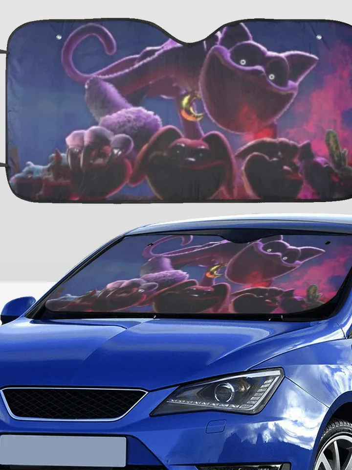 CatNap Poppy Playtime Car SunShade