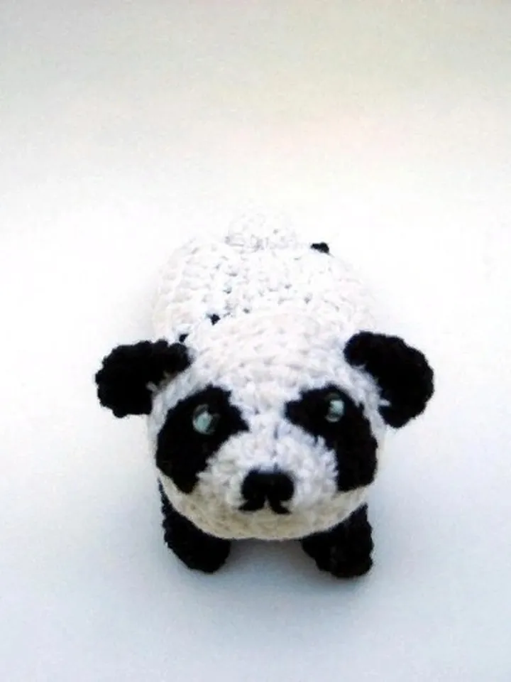 Souvenir toy Panda, amigurumi panda, handmade, panda a pendant on a bag, panda a suspension on the car mirror, kids toy