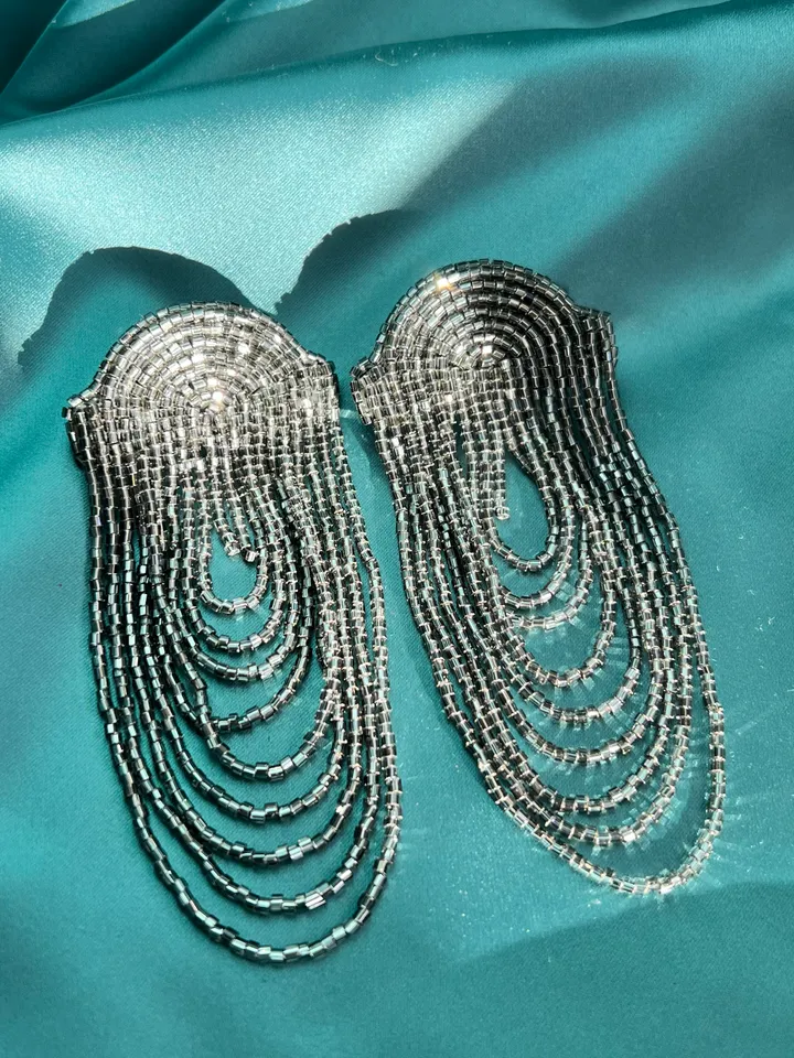 Cascade Beaded Earrings