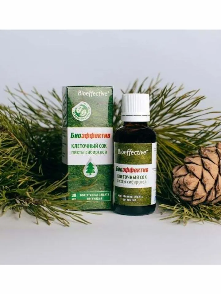 BioEffective Siberian fir cell juice, 30 ml, BioEffective, fir, cell juice